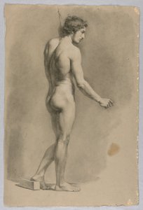 Desnudo masculino de Luigi Calamatta