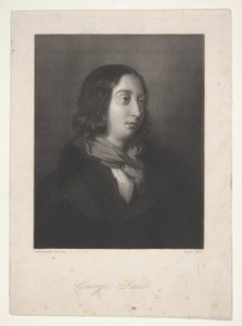 Retrato de George Sand de Luigi Calamatta