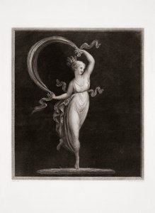 Bailando. Grabado de Luigi Cunego. Diseño de Antonio Canova. de Luigi Cunego