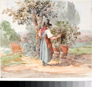 Una campesina cerca de Florencia de Luigi Garibbo