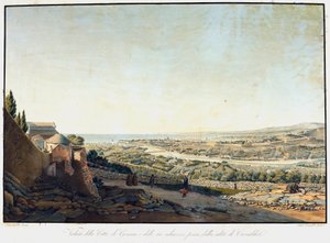 Vista de Génova y alrededores desde el camino a Camaldoli de Luigi Garibbo
