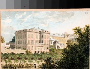 Vista de la villa Cambasio, Génova de Luigi Garibbo