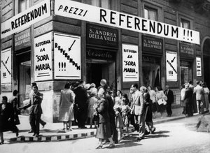 Precios de venta para el referéndum de Luigi Leoni
