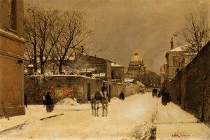 Una calle cerca de Les Invalides, París de Luigi Loir