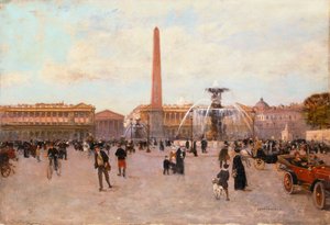 La Place de la Concorde de Luigi Loir