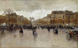Rond Point des Champs Elysees, París