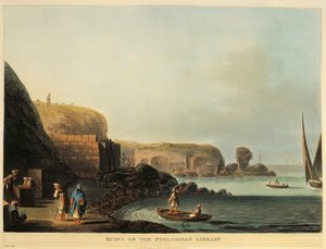 Alejandría, Ruinas de la Biblioteca de Ptolomeo de Luigi Mayer