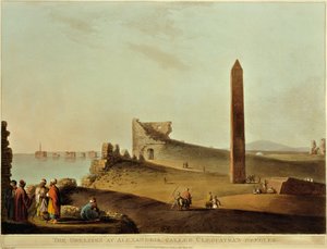 Francia, París, Aguja de Cleopatra en Alejandría de Luigi Mayer