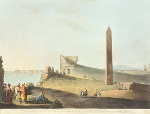 El Obelisco (Aguja de Cleopatra) en Alejandría