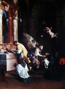 La última comunión de San Buenaventura de Luigi Mirandori