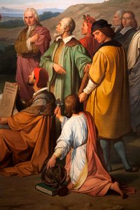 El triunfo de la Verdad (detalle) de Luigi Mussini