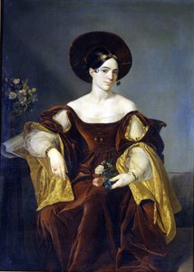 María de la Felicidad Malibrán (1808 - 1836) Pintura de Luigi Pedrazzi.Museo della Scala de Milán de Luigi Pedrazzi