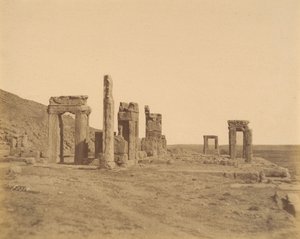 12 [Persépolis, W: antes de la restauración, 1840s-60s de Luigi Pesce