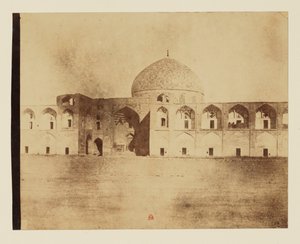 Mezquita en la gran plaza de Isfahán, mezquita del jeque Lotfollah de Luigi Pesce
