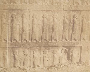 Procesión en la fachada de la Gran Escalera, 1858