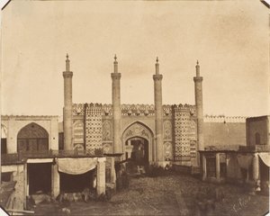 La Nueva Puerta, Teherán, 1850s de Luigi Pesce
