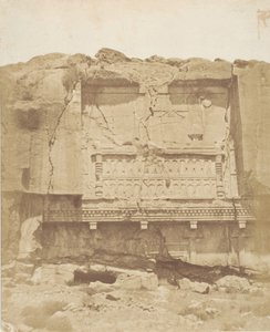 Tumba en la roca en Persépolis, 1858