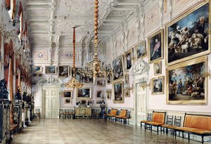 El salón de baile en la casa del Conde Bezborodko, San Petersburgo, 1849