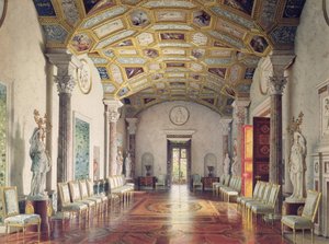 El Gran Salón de Ágata en el Palacio de Catalina en Tsarskoye Selo, 1859 de Luigi Premazzi
