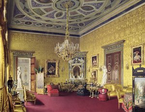 El salón de Lyon en el Palacio de Catalina en Tsarskoye Selo, 1859