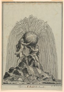 Fuente con Atlas y Hércules de Luigi Righetti