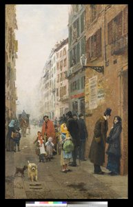 Una calle en Milán de Luigi Rossi
