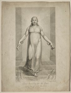 Cristo descendiendo a la tumba de Luigi Schiavonetti