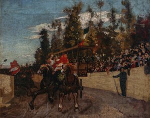 Carrera de caballos de Luigi Serena