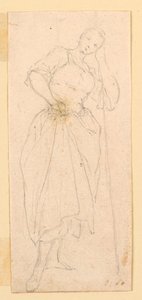Mujer de pie de Luigi Vanvitelli