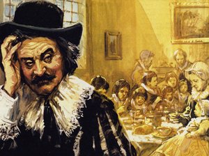 Hals luchó por alimentar a sus hijos cuando atravesó tiempos difíciles (litografía en color)