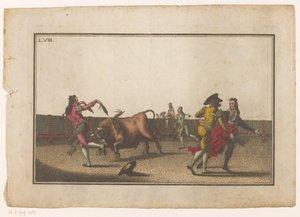 Tauro es retado con banderillas Colección de las principales suertes de una corrida de toros (título de la serie) Colección de las maniobras taurinas más importantes (título de la serie)