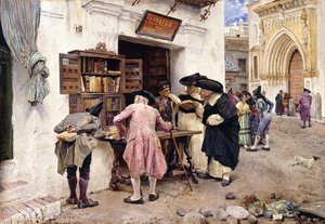 Los Bibliófilos, 1879 de Luis Jimenez y Aranda