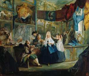 La Tienda, 1772 de Luis Paret y Alcazar