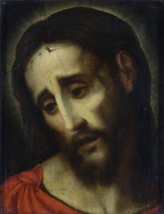 Cristo como el hombre de dolores, 1519-1586 de Luis de Morales