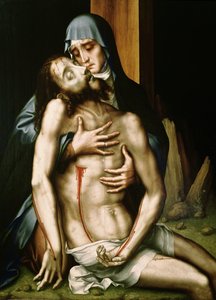 Piedad (óleo sobre tabla)
