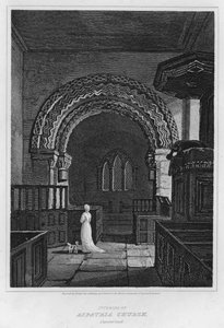 Interior de la Iglesia de Aspatria, Cumberland