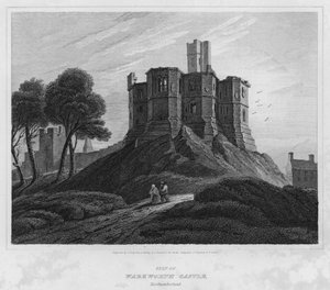 Torre del castillo de Warkworth, Northumberland de Luke (after) Clennell