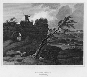 Castillo de Mitford, Northumberland de Luke (after) Clennell