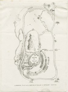 Castillo de Dudley: litografía, nd [c 1825] de Luke Booker