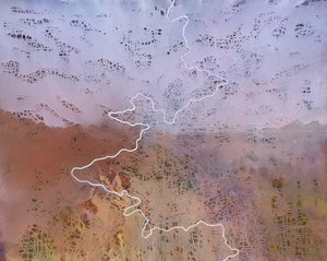 Camino 2, 2019 (óleo sobre lienzo) de Luke Elwes