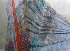 Metastructura VI, 2016 (óleo sobre lienzo)