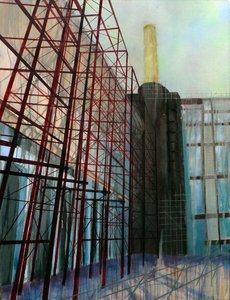Obra en curso 15, 2016 (óleo sobre lienzo)