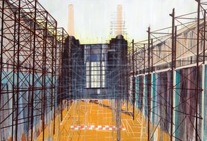 Work in Progress II, 2014 (óleo y acrílico sobre lienzo)
