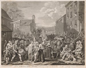 Marcha a Finchley en el Año 1746 (Después de Hogarth)