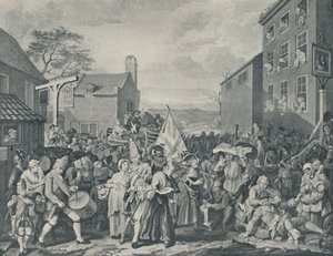La Marcha de los Guardias hacia Escocia, 1745, 1920 de Luke Sullivan