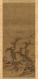 Llevando un Qin en una visita de Luo Zhichuan