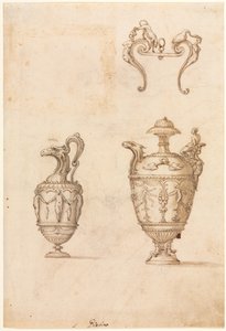 Diseño para dos jarrones y un adorno (recto)