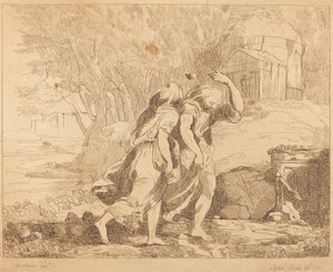 Dos Figuras Huyendo de Lydia Bates after John Hamilton Mortimer