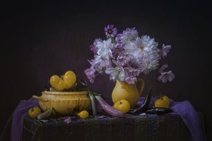 Naturaleza muerta clásica de la cosecha de Lydia Jacobs