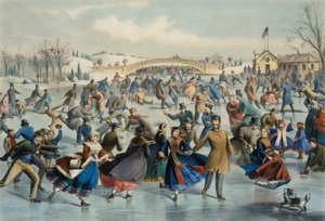 Central Park, invierno - El estanque de patinaje